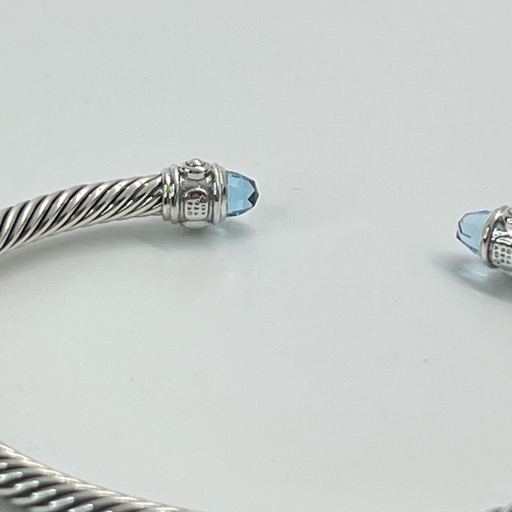 David Yurman Renaissance Blue Topaz Bracelet with 18K Yellow Gold - Picture 13 of 15